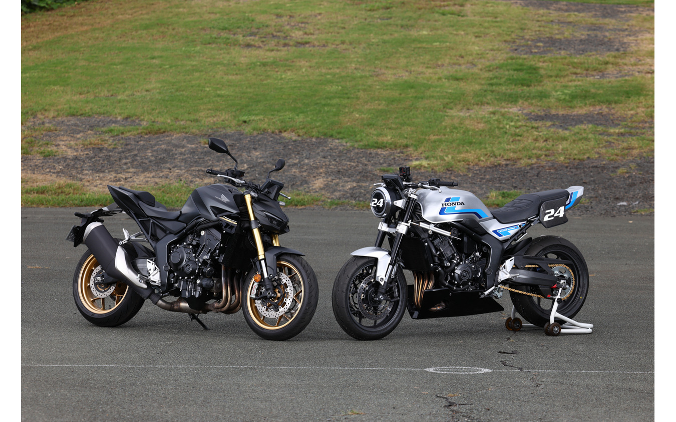 ホンダ『CB1000ホーネット』(左)と『CB1000F Concept』(右)
