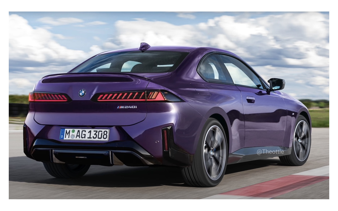 BMW 2シリーズ 改良新型の予想CG
