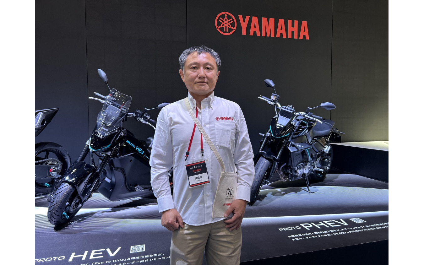 ヤマハ発動機 パワートレインユニット パワートレイン先行企画開発統括部の増田貴裕氏。