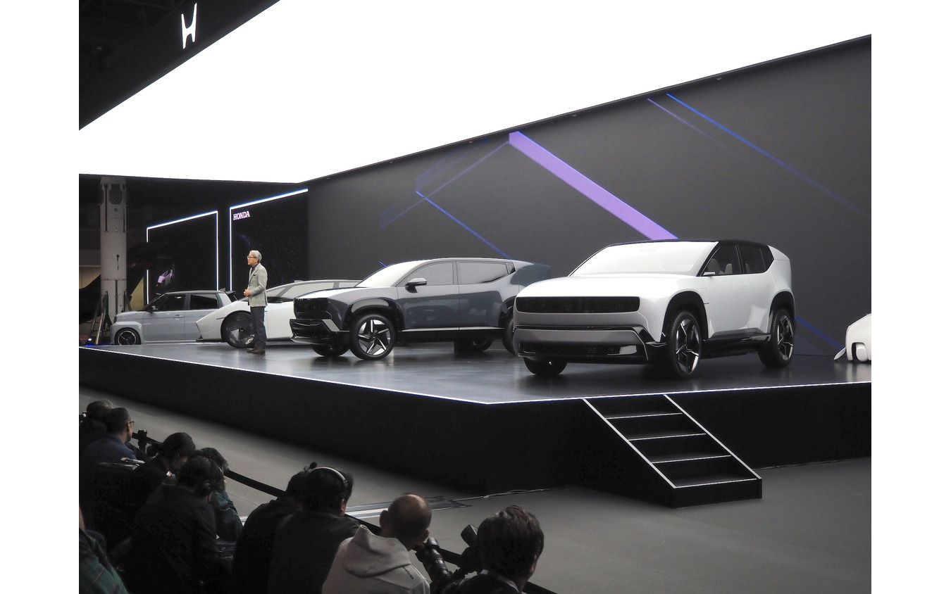 三部社長によるプレスカンファレンス(10月29日、ジャパンモビリティショー2025)