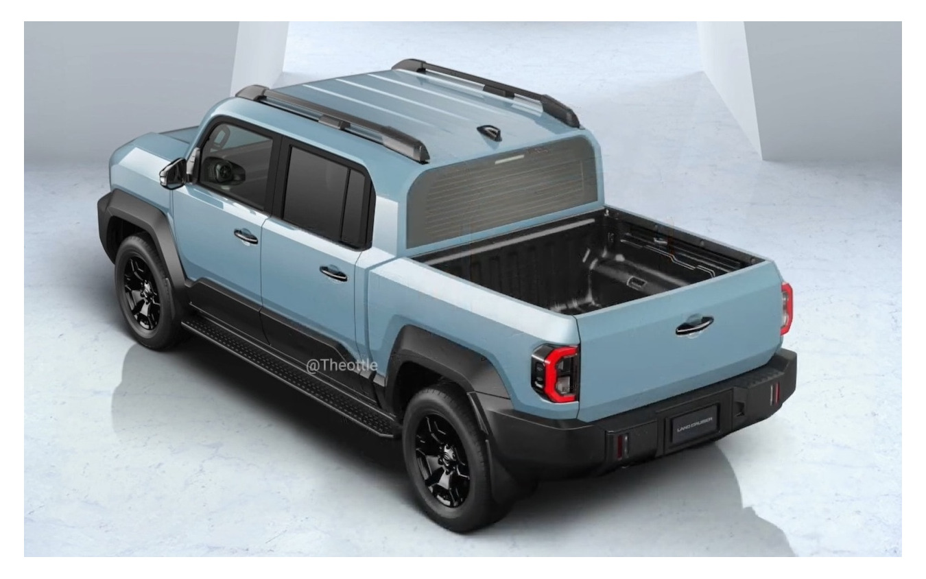 トヨタ ランドクルーザーFJ ピックアップトラックの予想CG