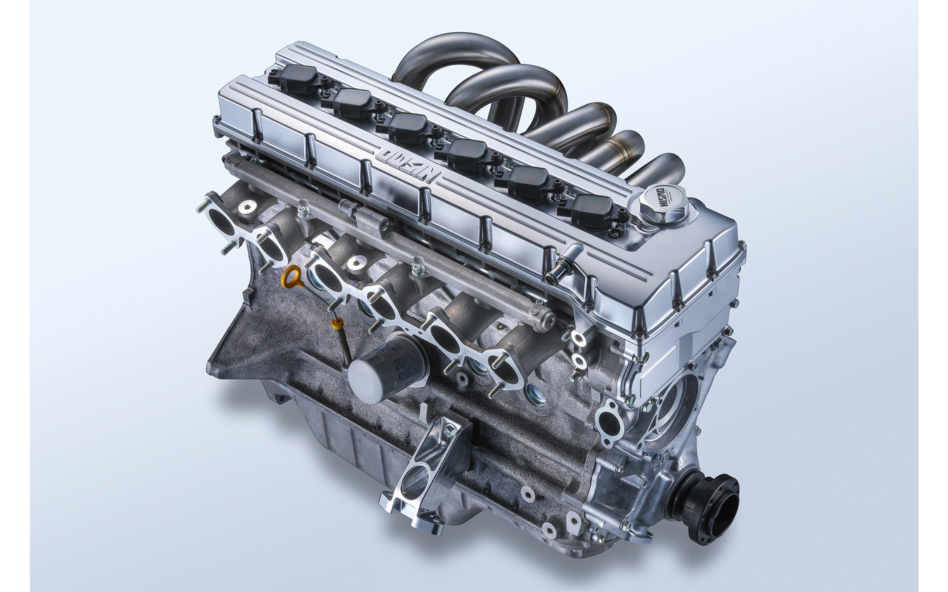 L型6気筒エンジン用DOHCシリンダーヘッド変換パーツキット 2026年モデル（NISMO試作仕様取り付け例）