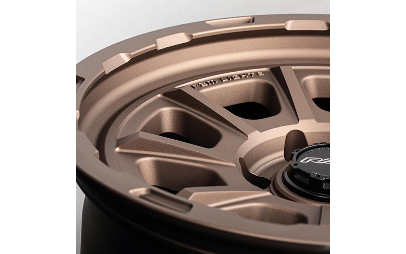 リブ形状による立体感と高剛性