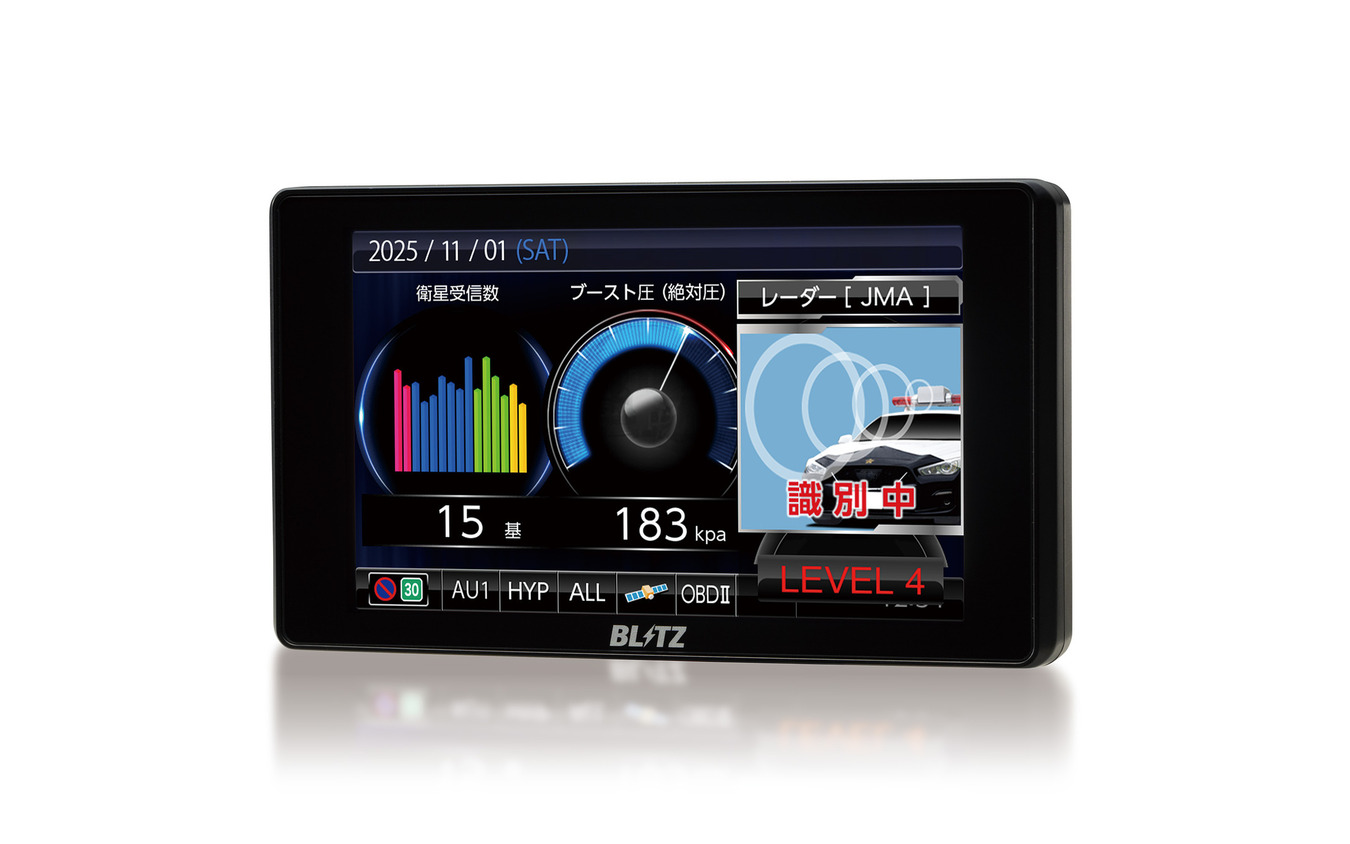 ブリッツのレーザー&amp;amp;レーダー探知機「TL406RW」