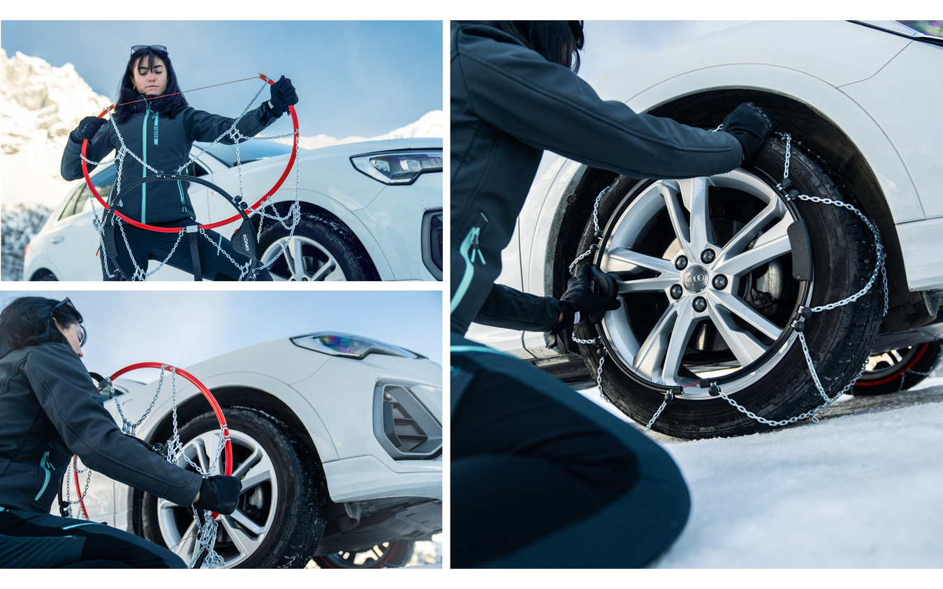 60秒で装着可能なSUV専用タイヤチェーン『Reflex Cross』