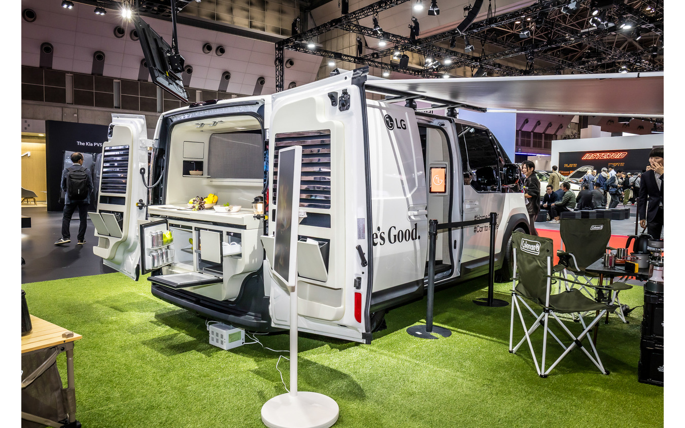キア PV5パッセンジャーのキャンピングカー仕様（ジャパンモビリティショー2025）