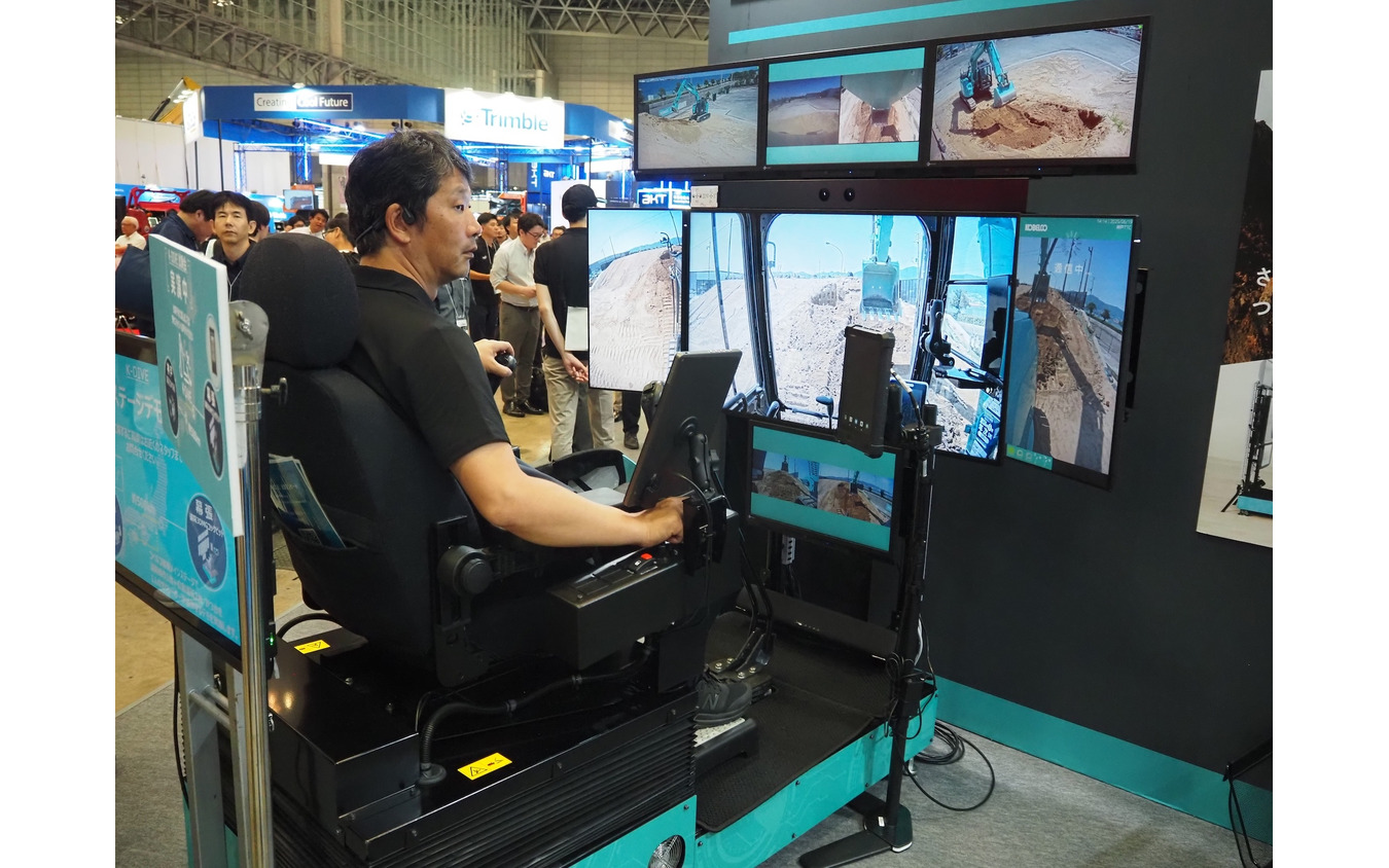 コベルコ（CSPI-EXPO 2025）：遠隔操作技術のシミュレーション体験