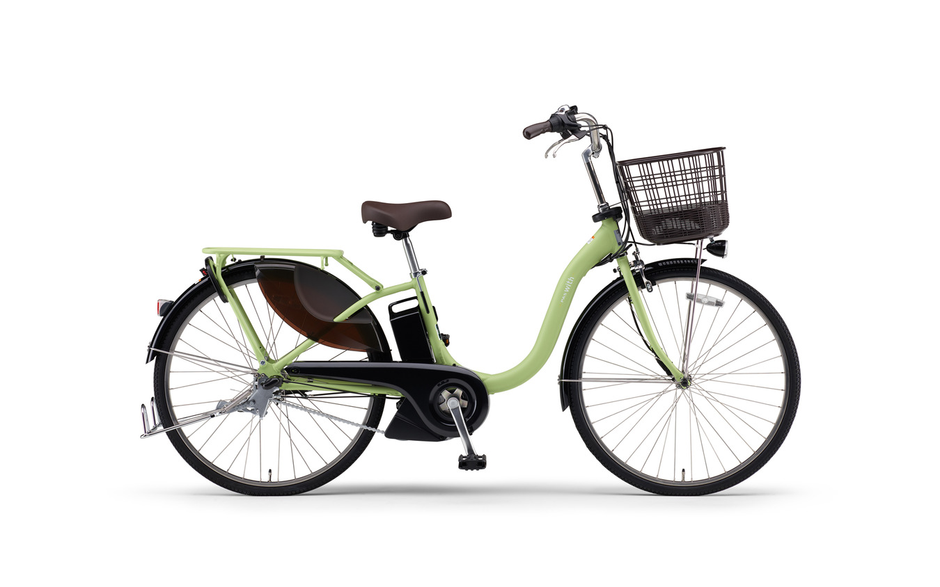 ヤマハ PAS With（マットフレッシュグリーン）