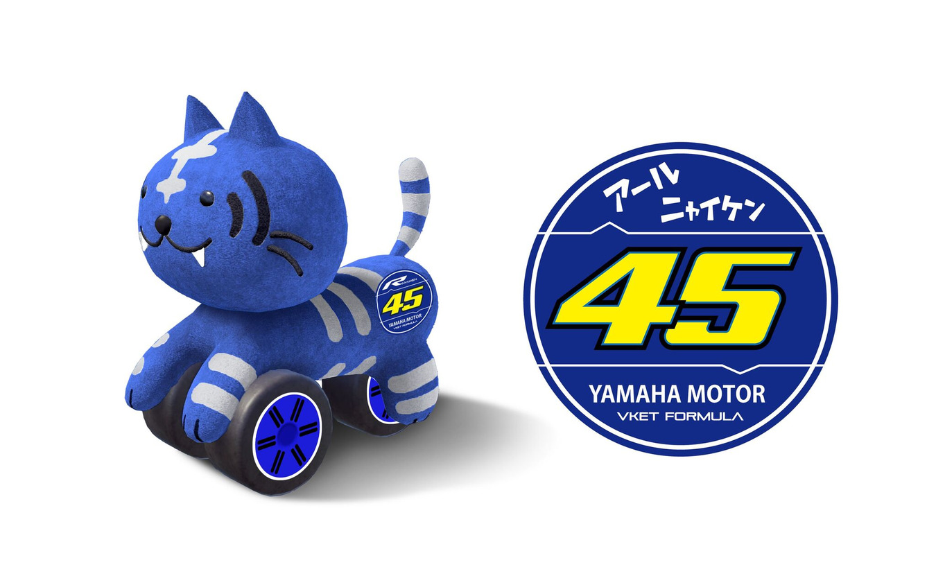 ニャイケンのレース仕様。伝説のライダーに憧れる、練習中のニャイケン