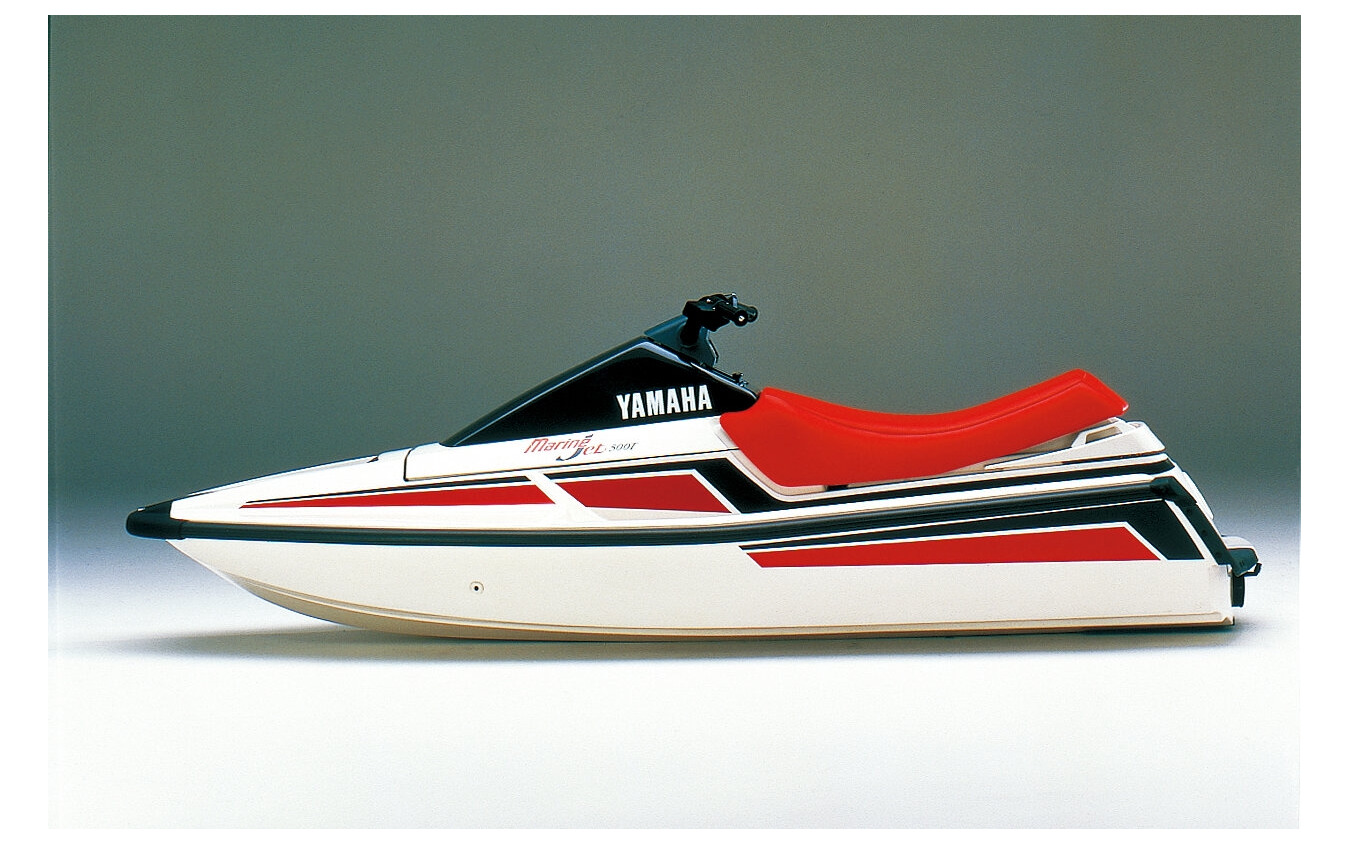 1986年に発売したヤマハ初の水上オートバイ MJ-500T