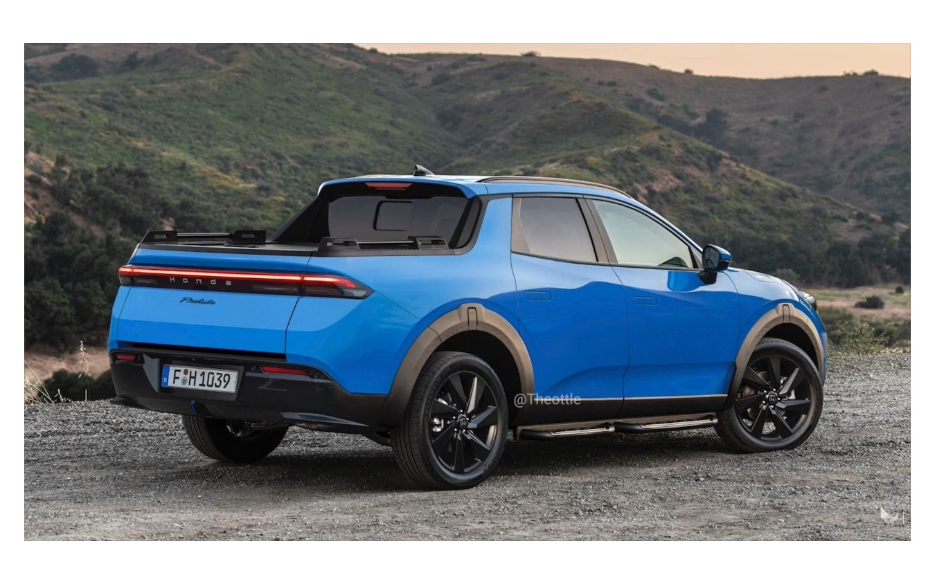 ホンダ プレリュード　ピックアップトラックの予想CG