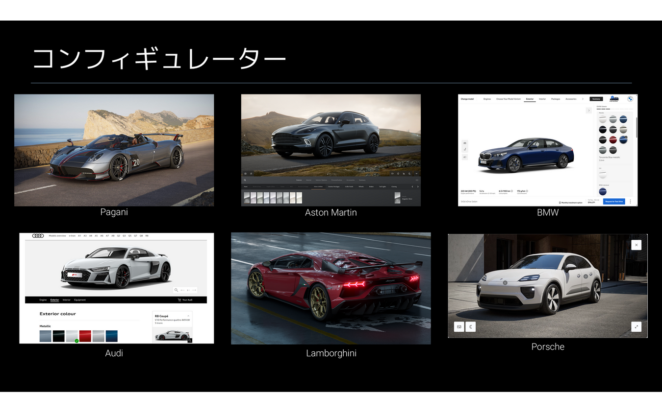 Unreal Engineを採用したコンフィギュレーター
