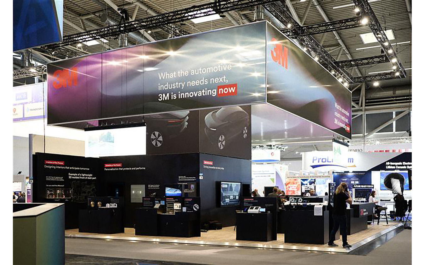 「IAA Mobility 2025」に出展した3Mのブース