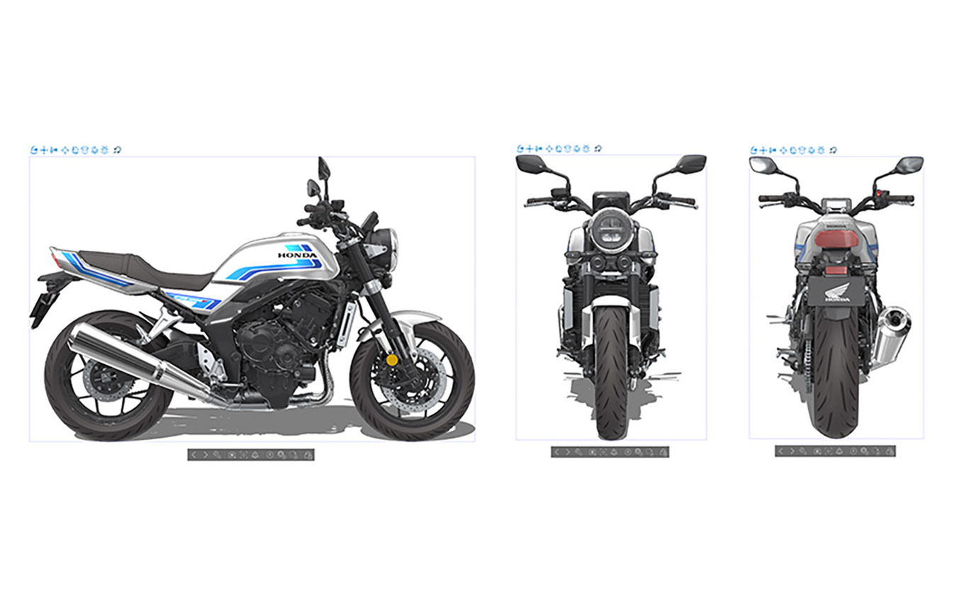 「CB1000F」3Dモデルイメージ