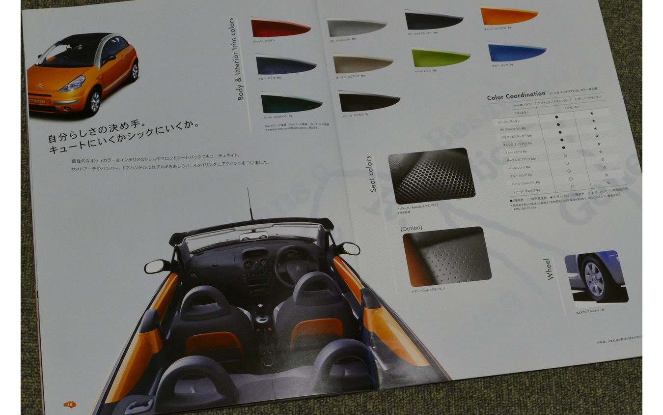 シトロエン C3プルリエル 当時のカタログ
