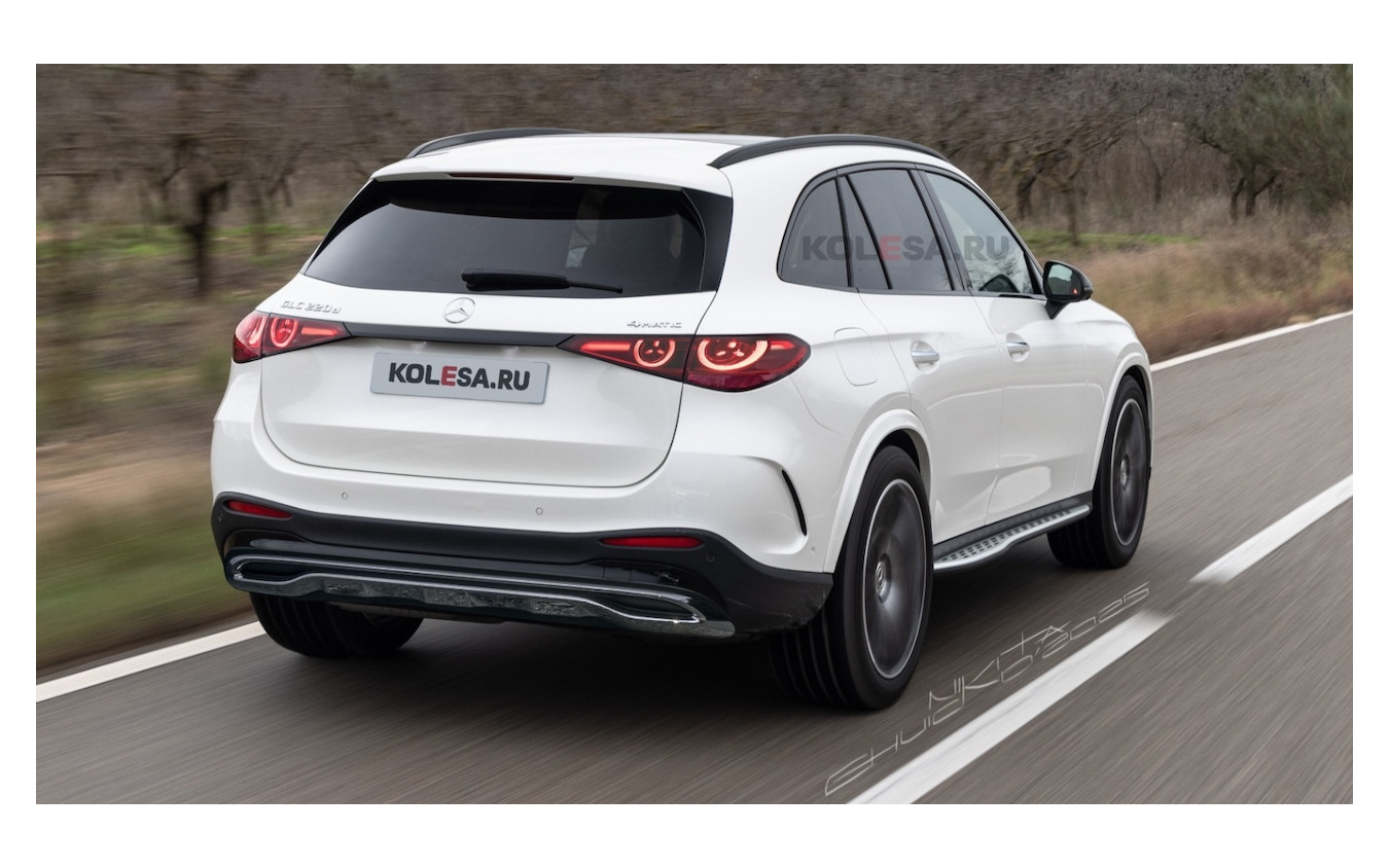 メルセデスベンツ GLC 改良新型の予想CG