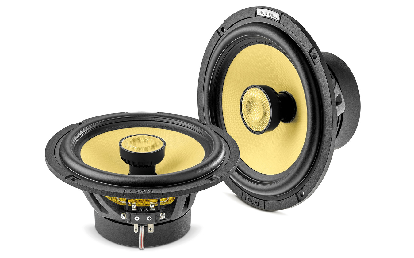 ｢コアキシャルスピーカー」の一例（フォーカル・EC 165 KE）。