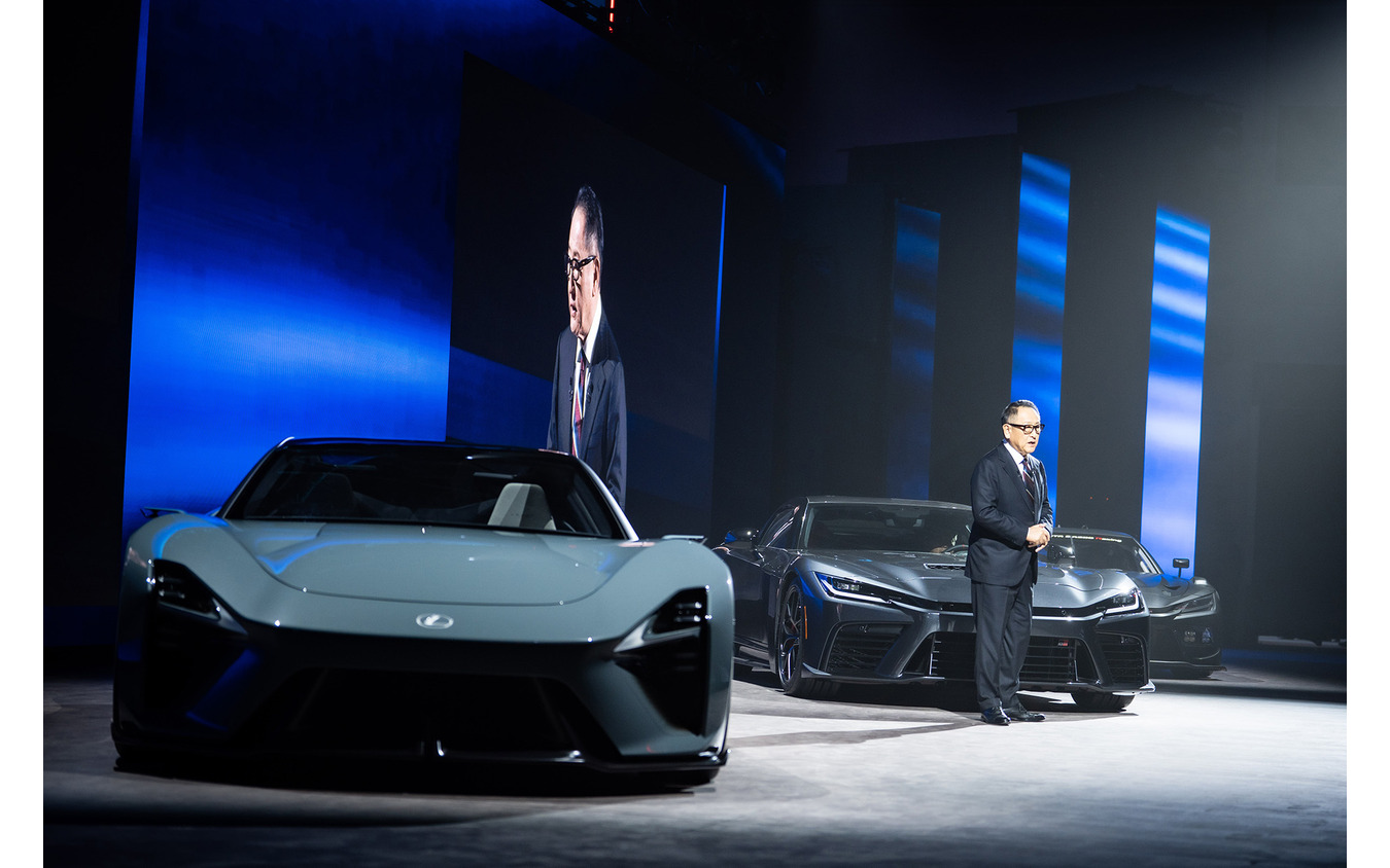 レクサス LFA ConceptとGR GTを発表した豊田章男会長