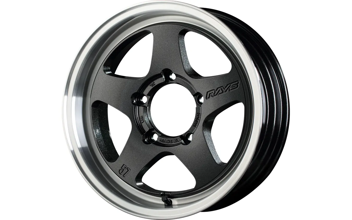 RAYS gramLIGHTS 57FR-X（グラスブラック/リムDC）