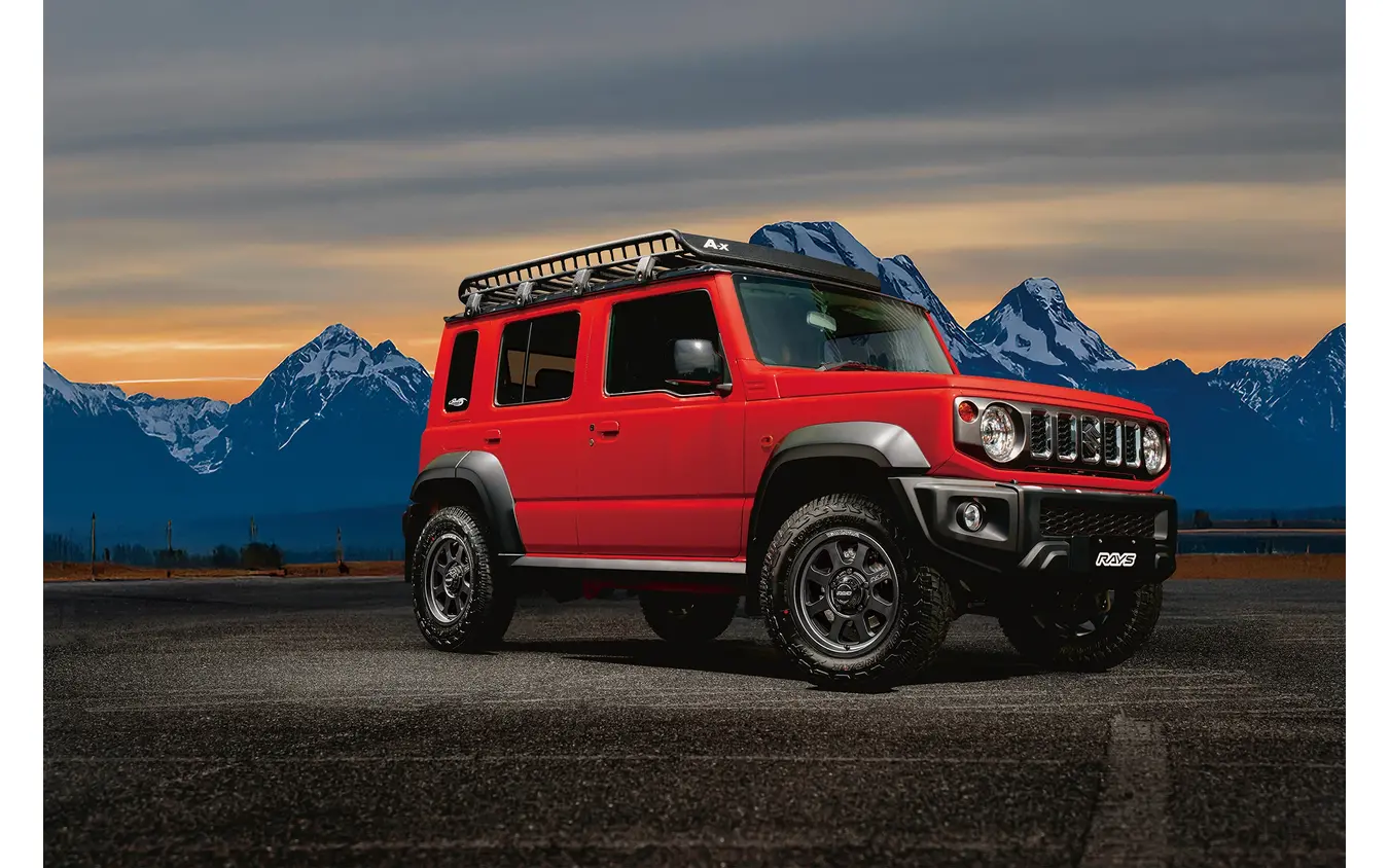 RAYS TEAM DAYTONA D108（マットブラック）× SUZUKI ジムニーノマド