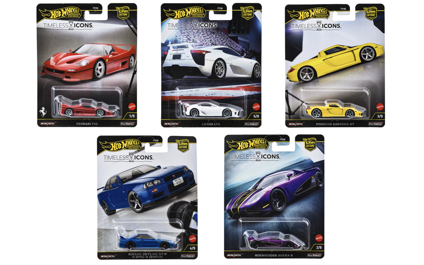ホットウィール カーカルチャー『タイムレスアイコンズ』（12月20日発売）
