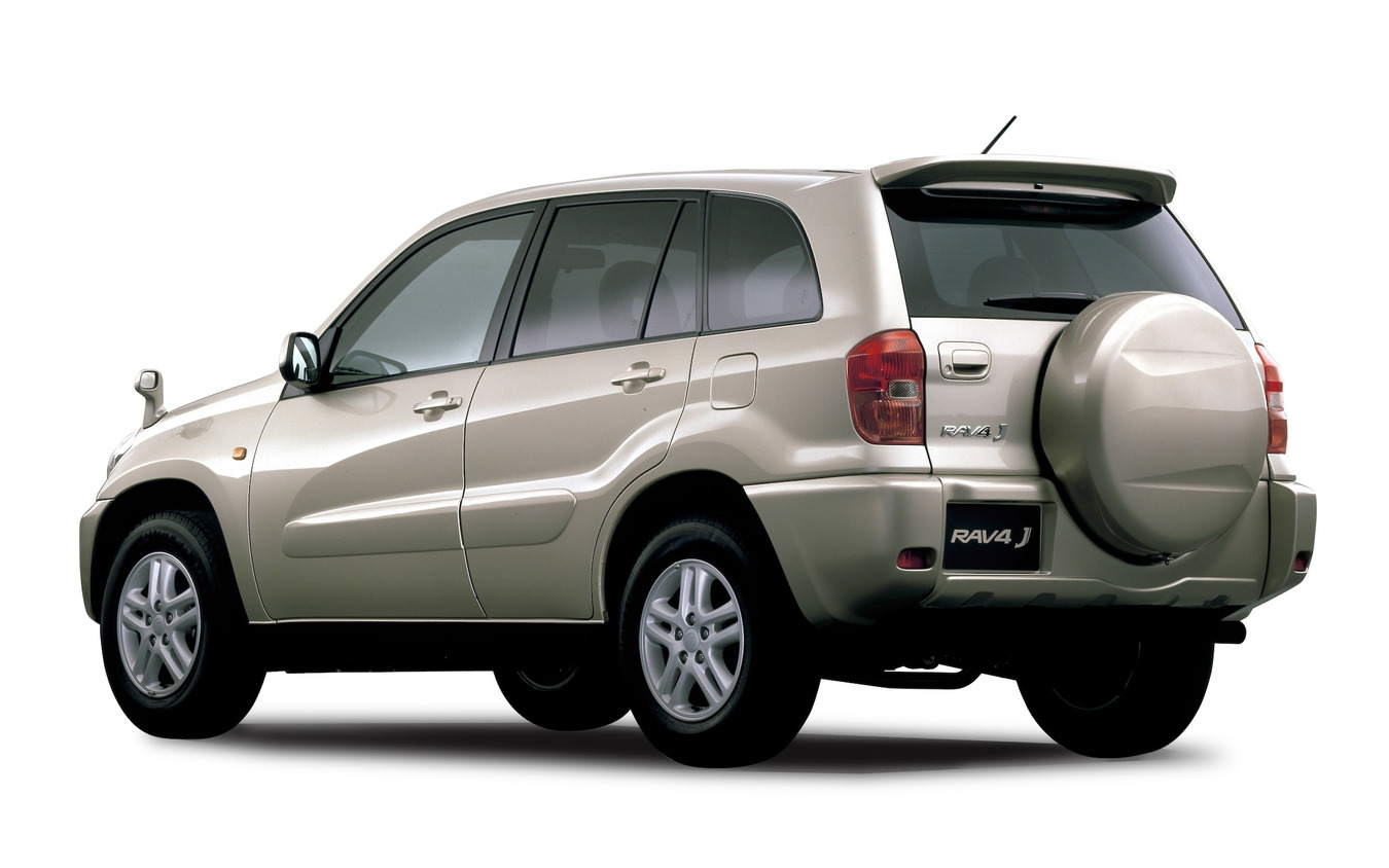 トヨタ RAV4 2代目。「J」ネットヨタ店扱い、「L」はカローラ店扱い