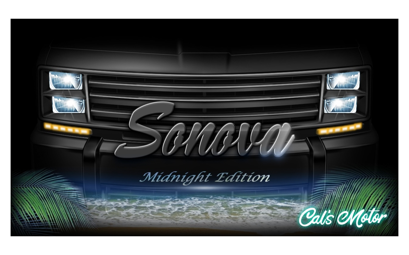 装備するカーナビゲーション・アルパイン「BIG X」ではミッドナイトエディション専用のオープニング画像を表示