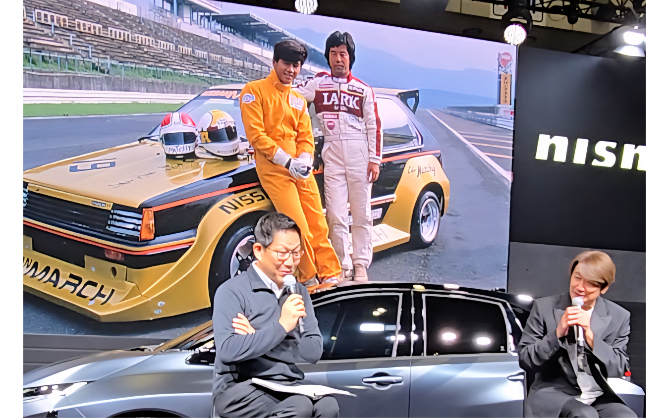 レース仕様マーチで星野一義氏と出会ったことからレースを始めたマッチは、国際的なプロレーサーとして活躍するに到る。