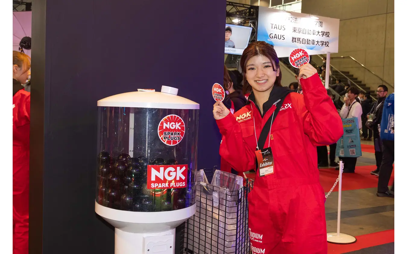 NGKスパークプラグブース…東京オートサロン2026