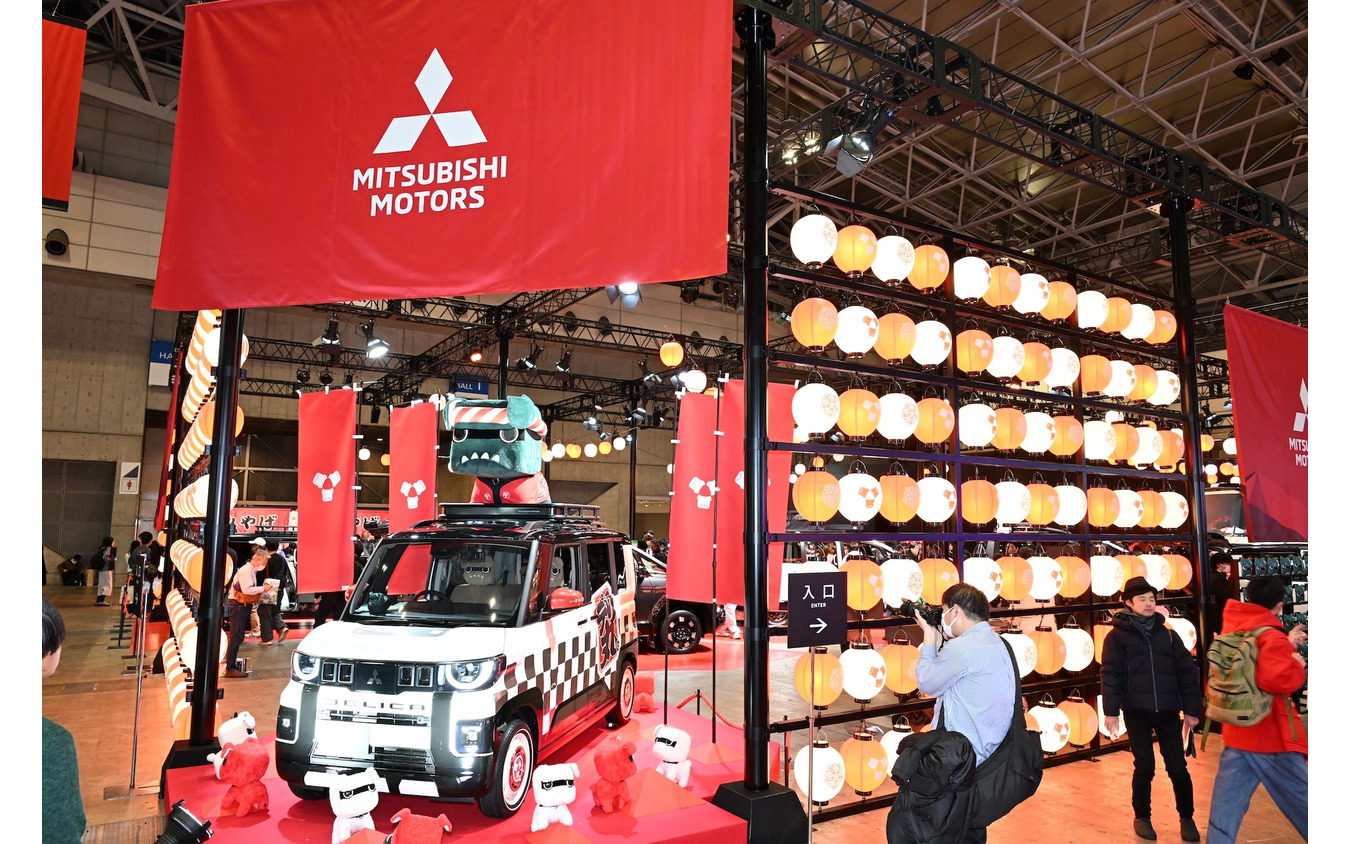 「デリカ祭り」となっていた東京オートサロン2026の三菱ブース