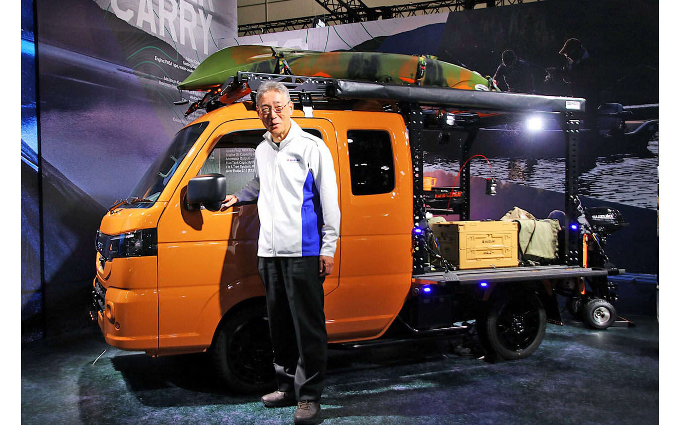 スズキ商品企画本部四輪商用・クロカン商品統括部長の伊藤二三男さん