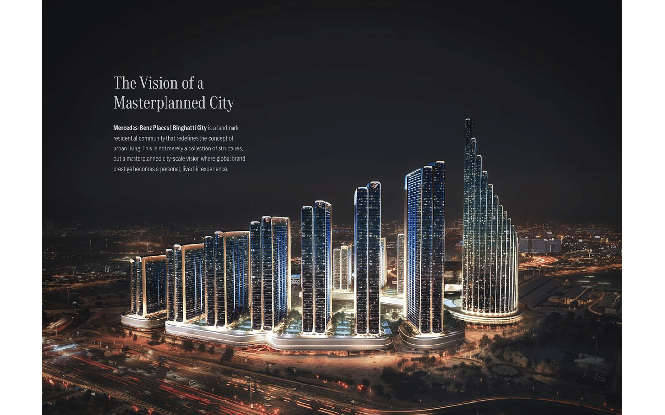 世界初のメルセデスベンツブランドによる都市型レジデンス「Mercedes-Benz Places | Binghatti City」