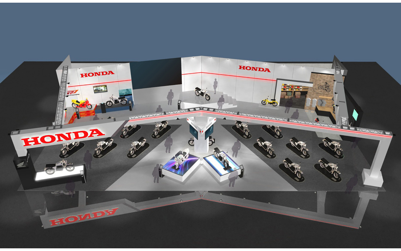 ホンダのモーターサイクルショー2026ブースイメージ