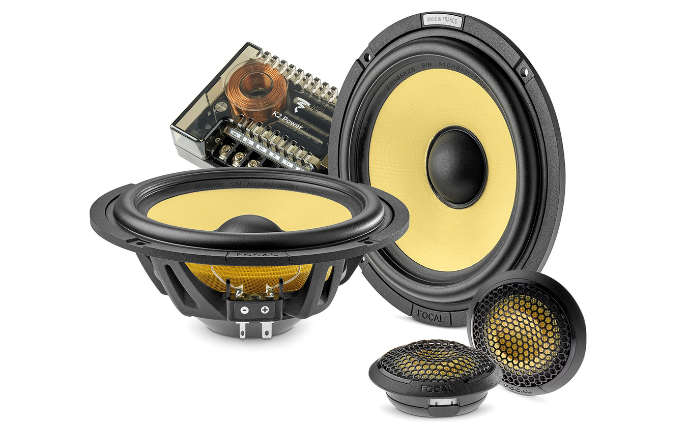 「パッシブクロスオーバーネットワーク」が付属された「2ウェイスピーカー」の一例（フォーカル・ES 165 K2S）。