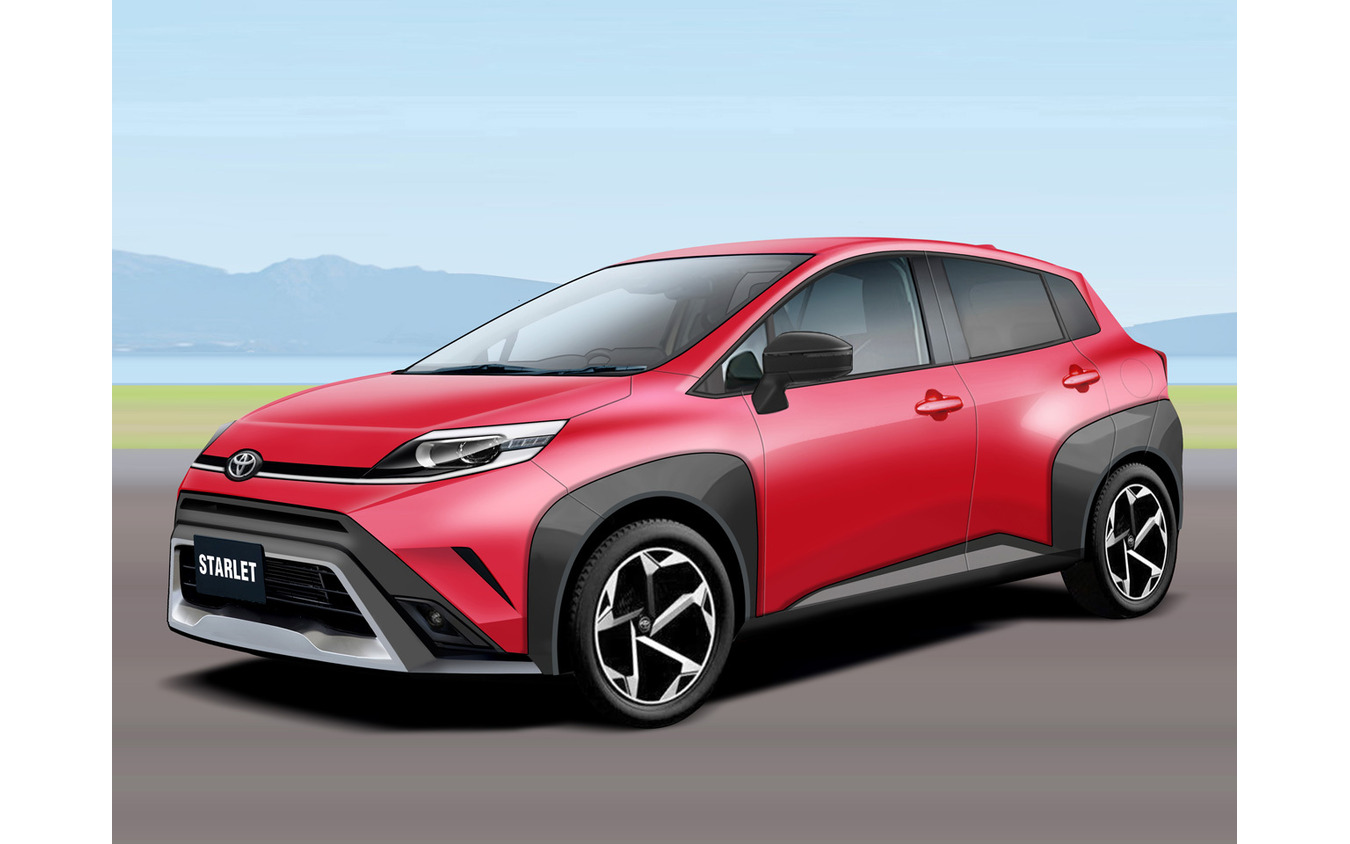 トヨタ　スターレット新型　予想CG