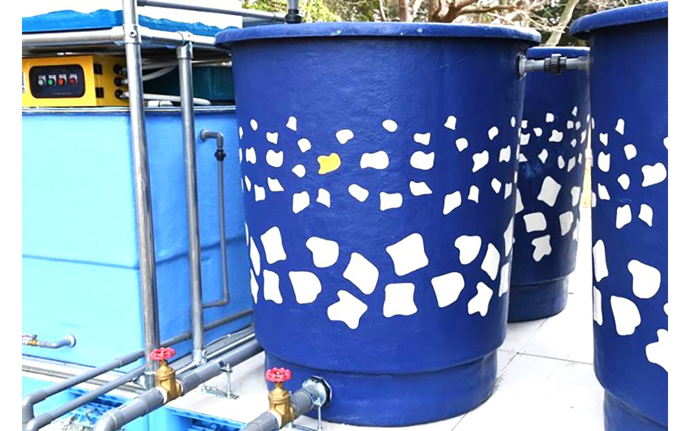 磐田市内の「かぶと塚公園」に設置されるヤマハ発動機の浄水装置「ヤマハクリーンウォーターシステム」