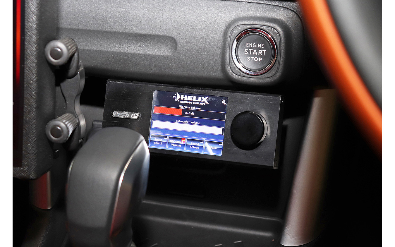 「DAP」がシステムに組み込まれたオーディオカーの一例（製作ショップ:ルロワ＜愛知県＞）。