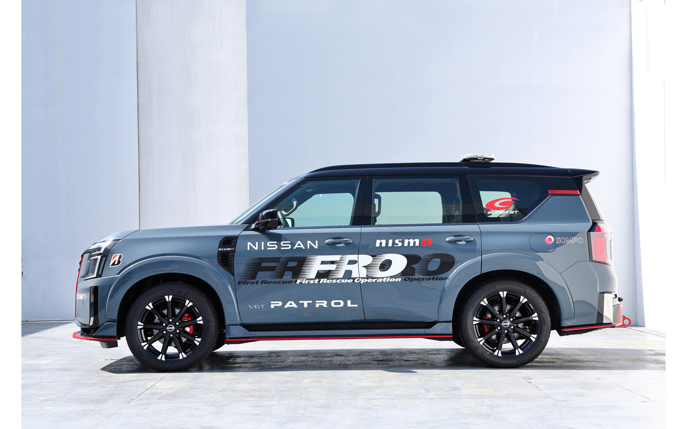 日産「パトロールNISMO」新型のSUPER GTシリーズのファーストレスキューオペレーション（FRO）車両