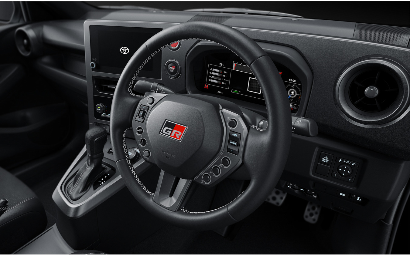「26式GRヤリス」に採用のGRステアリングホイール