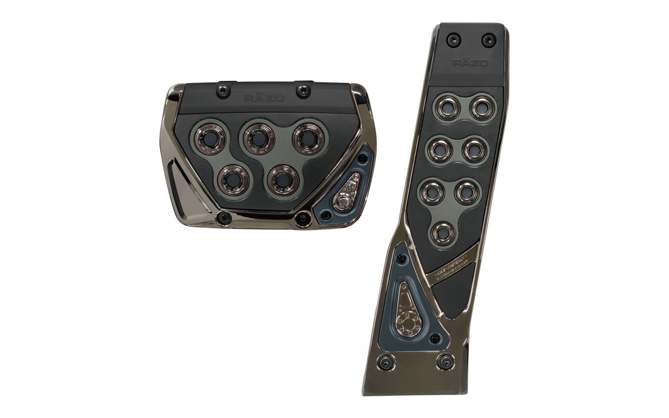 カーメイト・RAZOブランドの「GT SPEC ペダルセット AT オルガンペダル車専用」ブラック