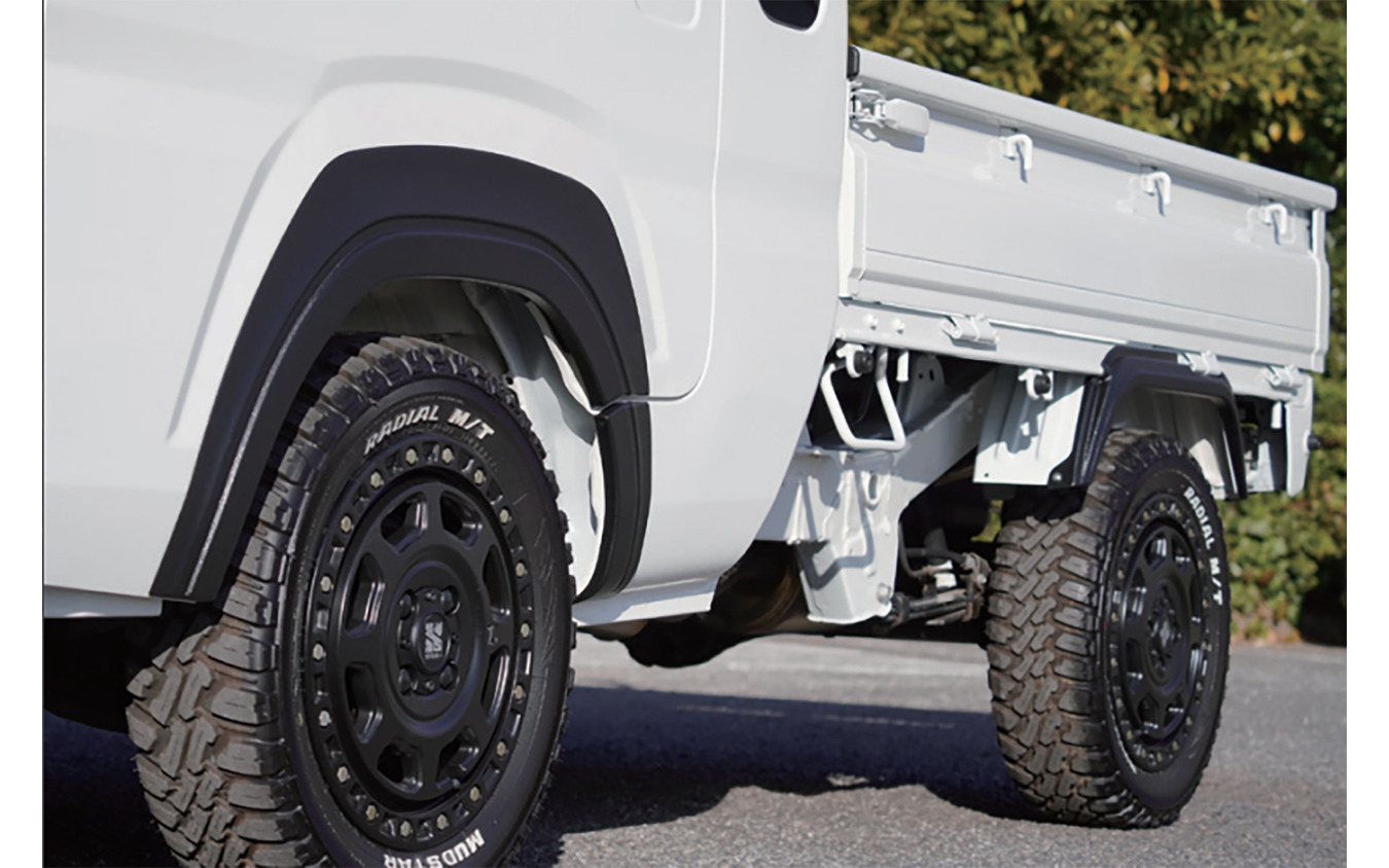 SPIEGEL『ハイゼットトラック/ジャンボ』専用「ワイドフェンダー9 タイプ2」