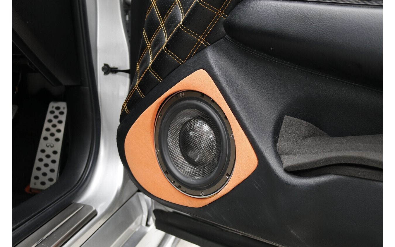 ミッドバスにはモレル・スプリーモMW6をチョイス。カーボン振動板を備えた質の高いサウンドで中低域をカバーする。