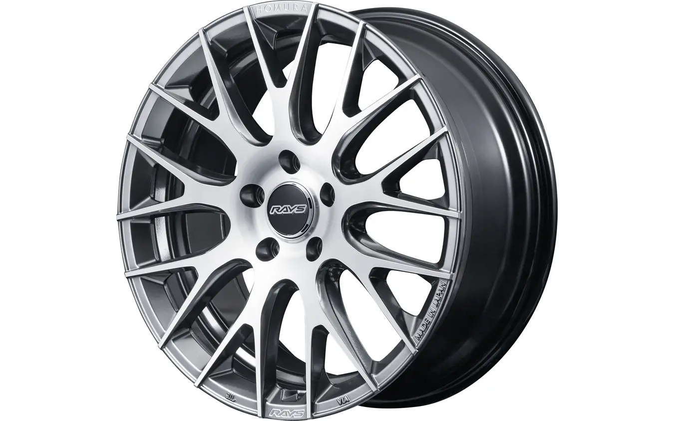 RAYS HOMURA 2×9R（18×7.5J +54 DMC/サイドグレイスシルバー）