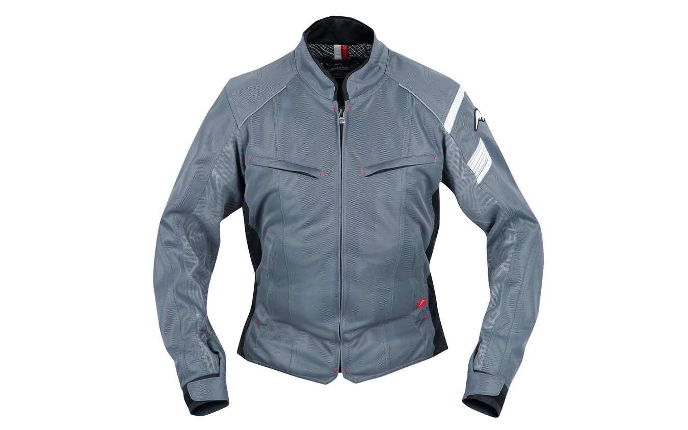 K-2456 フルメッシュジャケット グレー