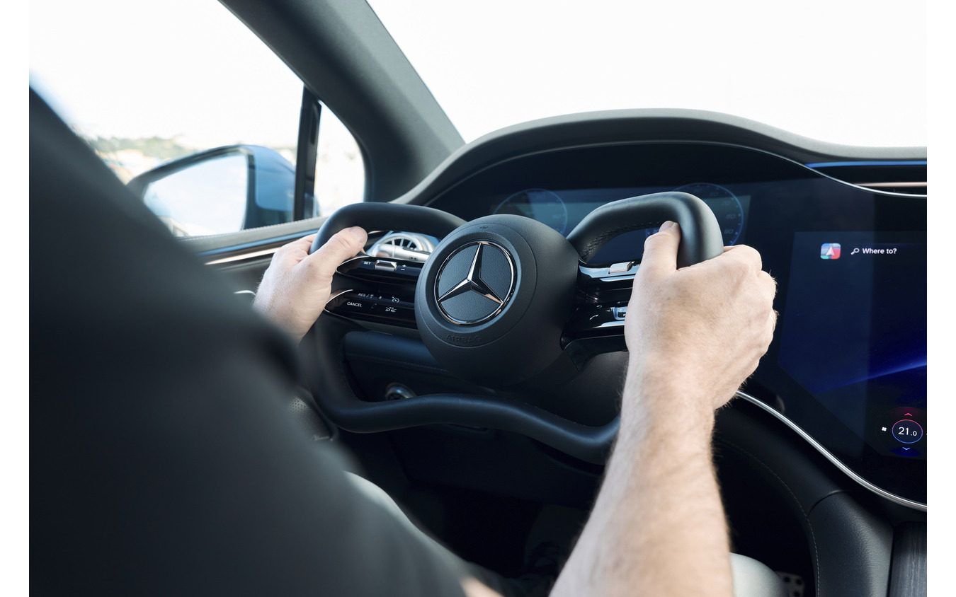 メルセデスベンツ EQS 改良新型のプロトタイプ