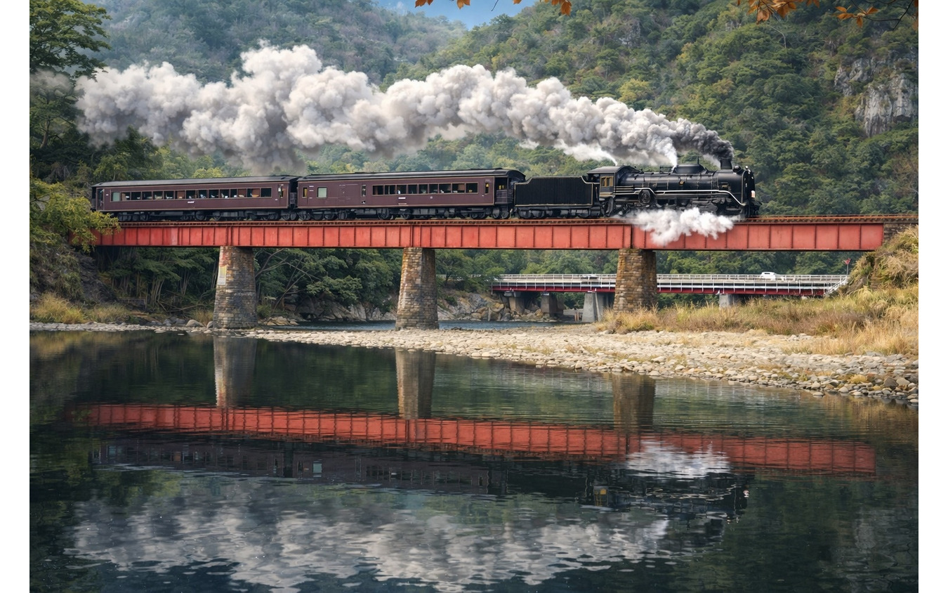 蒸気機関車（イメージ）