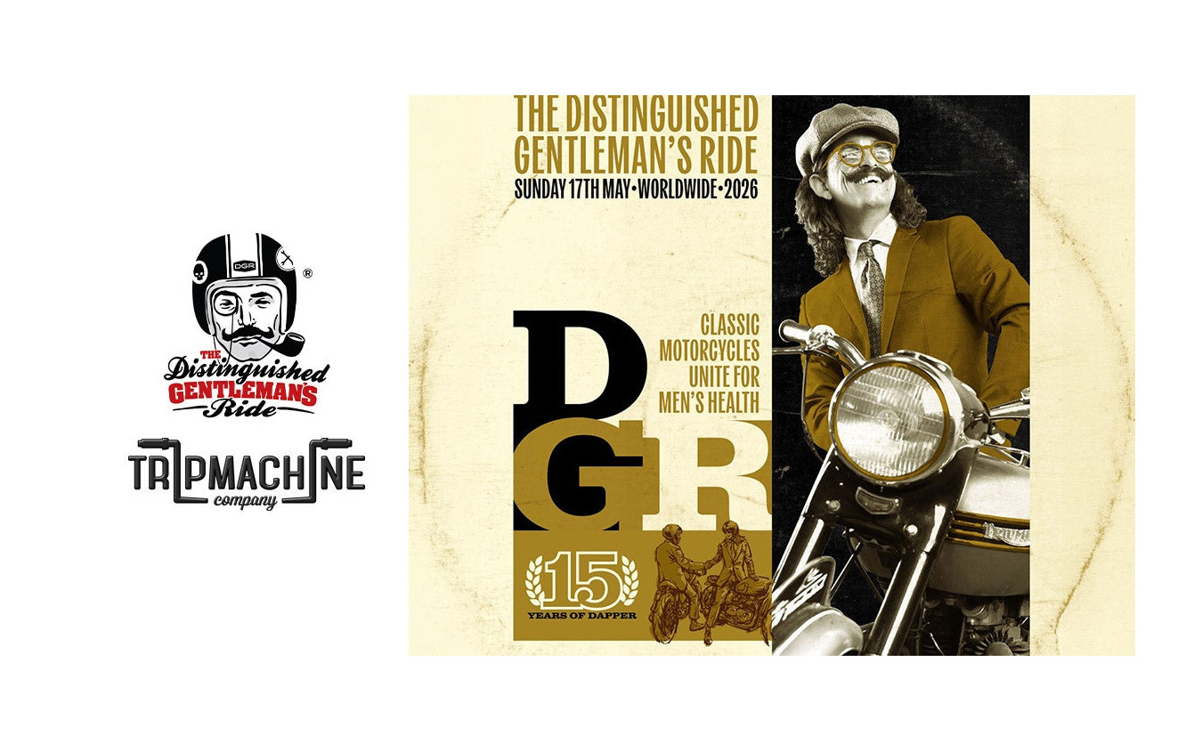 Trip Machine × DGR (THE DISTINGUISHED GENTLEMAN’S RIDE 2026) ジェントルマンズライド限定モデル