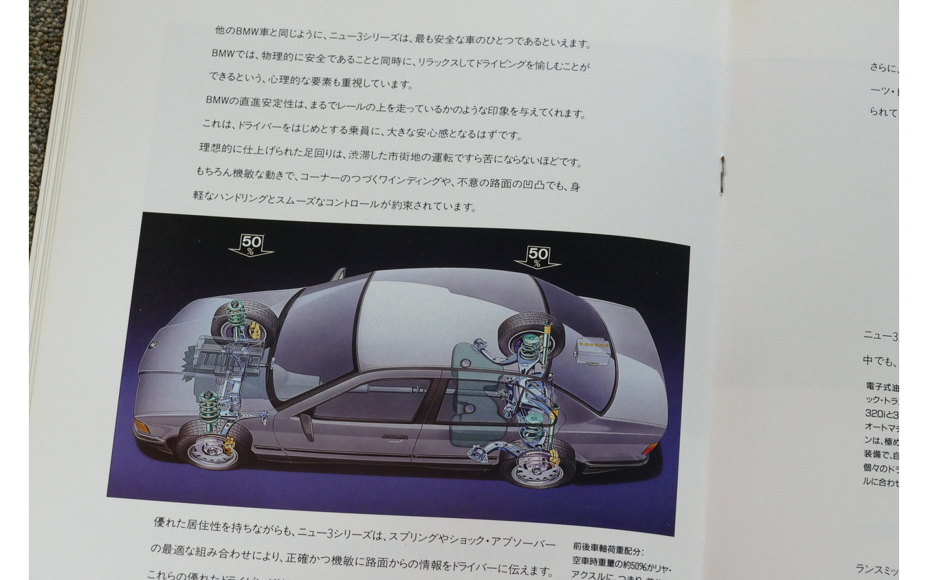 BMW 3シリーズ（E36）当時のカタログ
