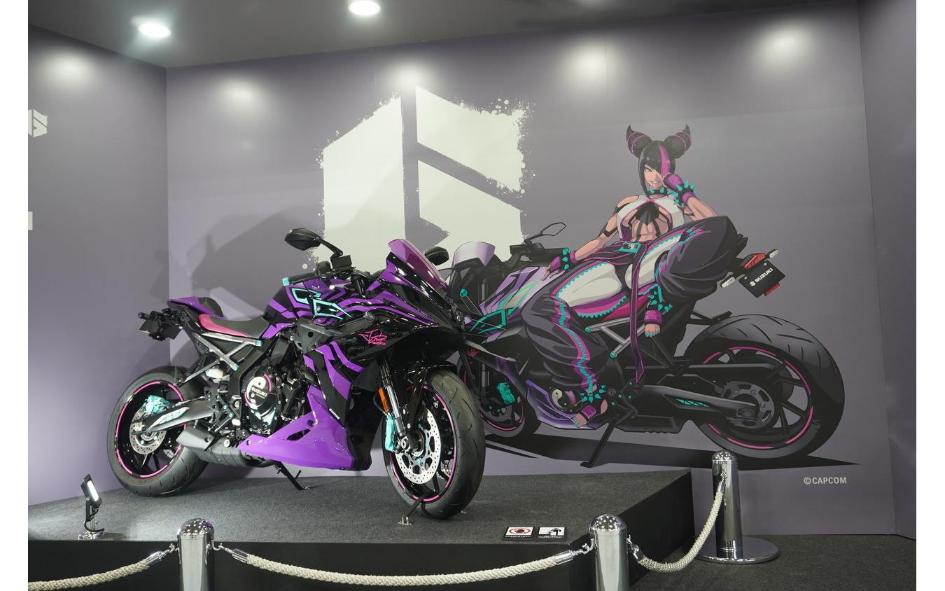 『ストリートファイター6』とコラボレーションした『GSX-8R Tuned by JURI』
