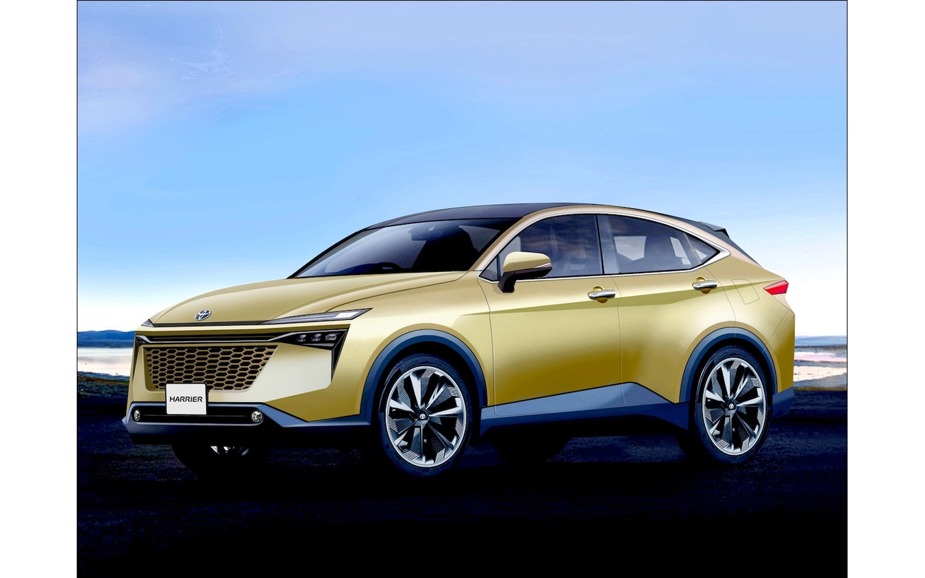 トヨタ ハリアー 改良新型の予想CG